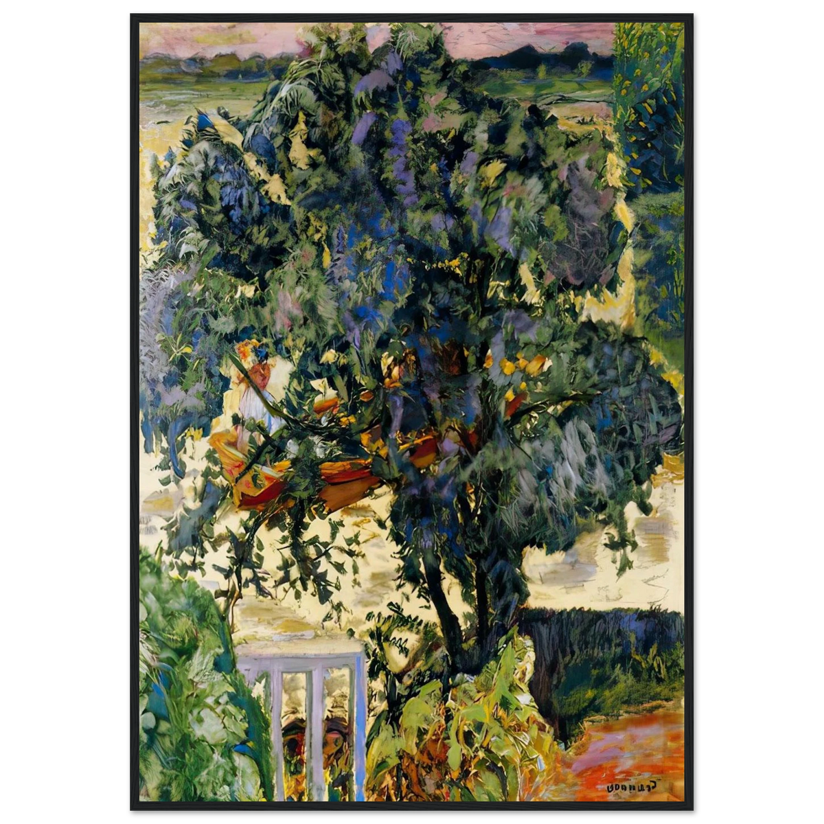 Tree by the River Framed Poster | Pierre Bonnard Framed Prints Wall Art | Pierre Bonnard Shop
