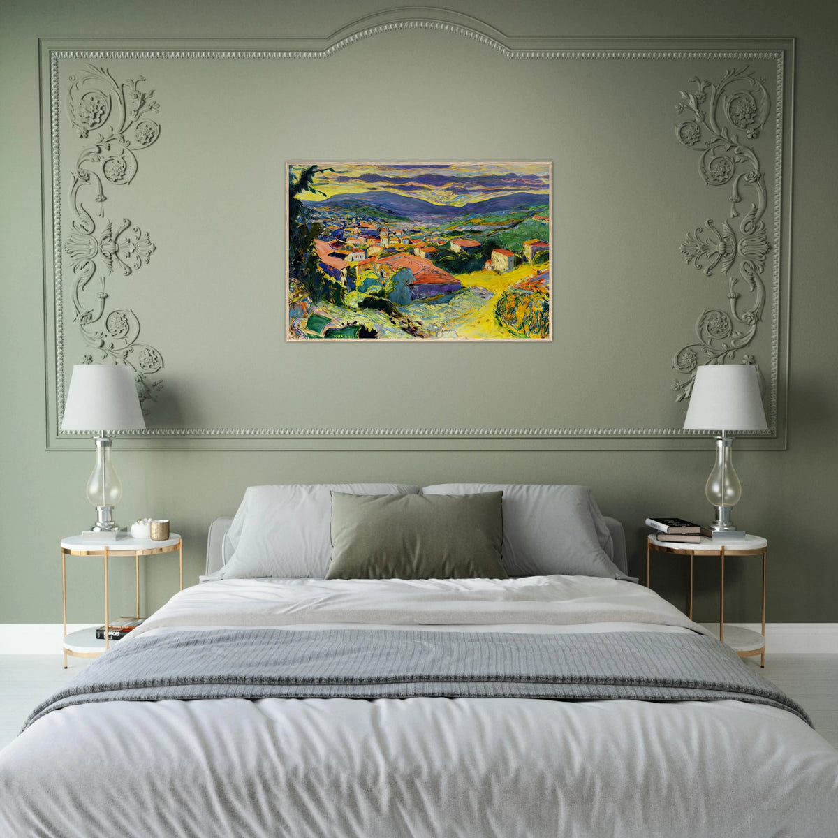 Landscape at Le Cannet Framed Poster | Pierre Bonnard Framed Prints Wall Art | Pierre Bonnard Shop