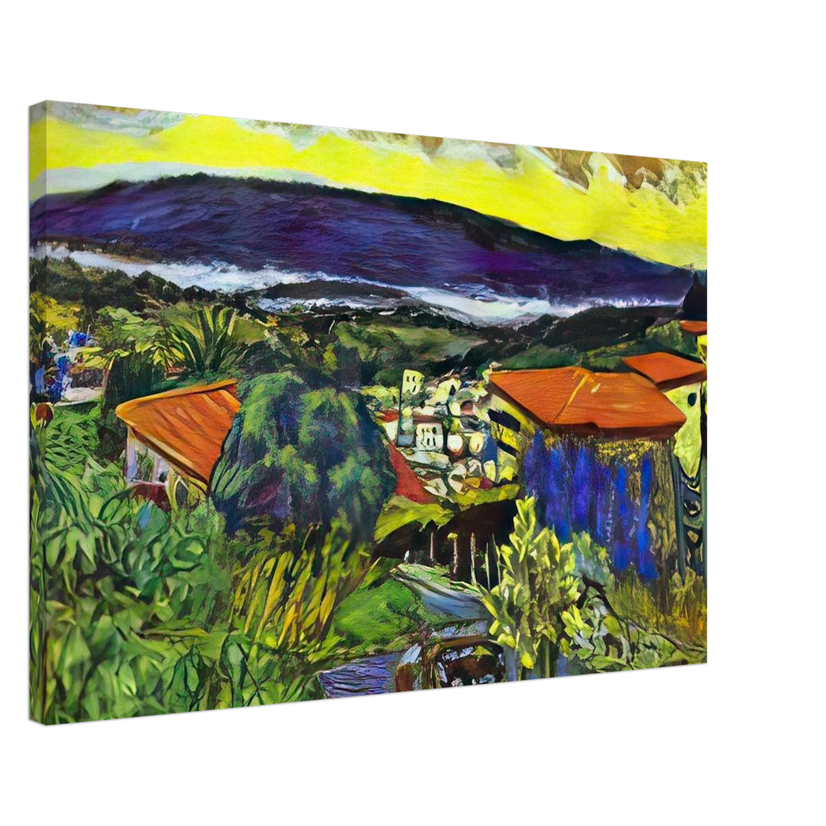 Red Roofs in Cannet Canvas | Pierre Bonnard Canvas | Pierre Bonnard Shop