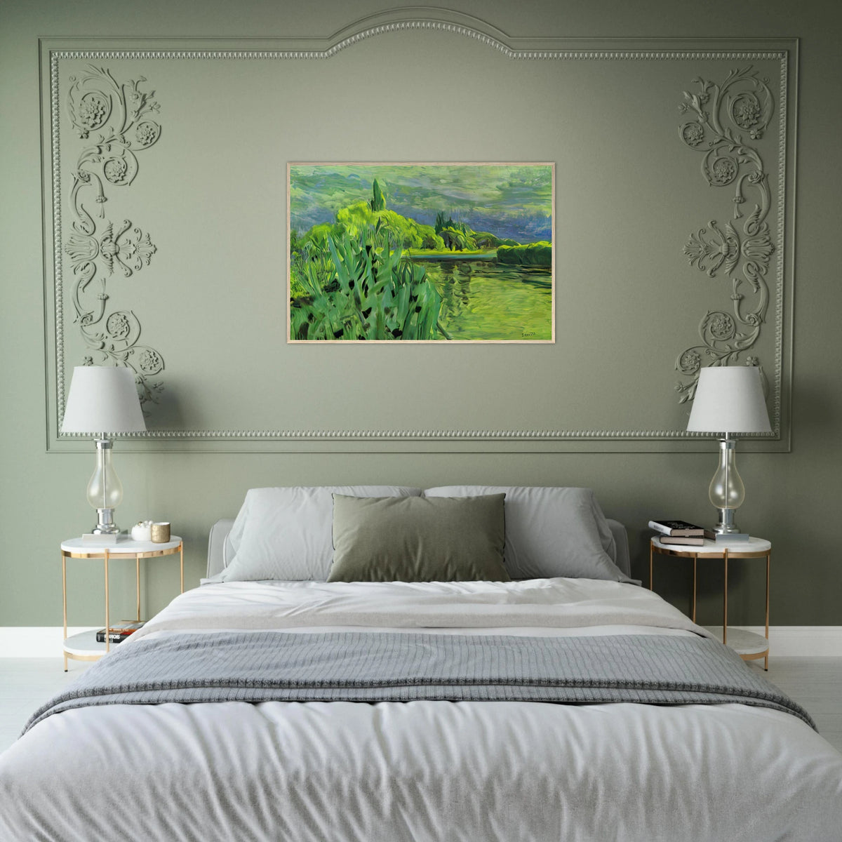 The Seine Framed Poster | Pierre Bonnard Framed Prints Wall Art | Pierre Bonnard Shop