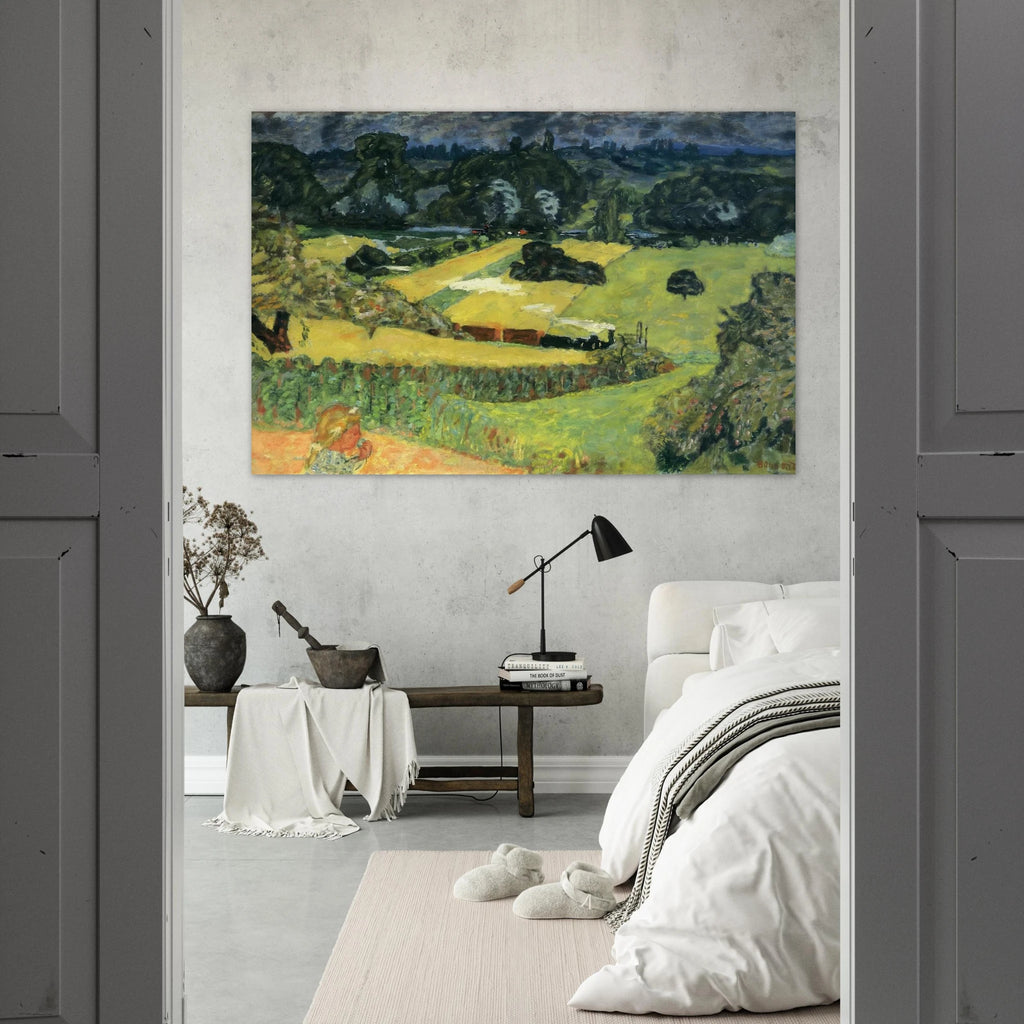 Landscape with freight train Poster | Pierre Bonnard Poster | Pierre Bonnard Shop