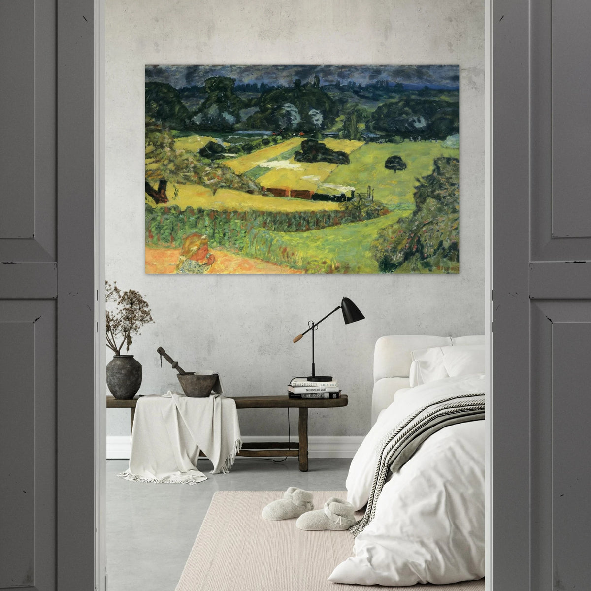 Landscape with freight train Poster | Pierre Bonnard Poster | Pierre Bonnard Shop