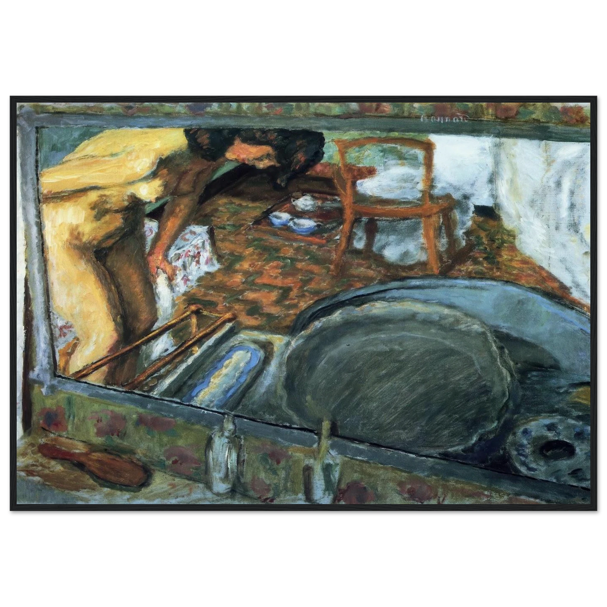 Tub in a Mirror Framed Poster | Pierre Bonnard Framed Prints Wall Art | Pierre Bonnard Shop