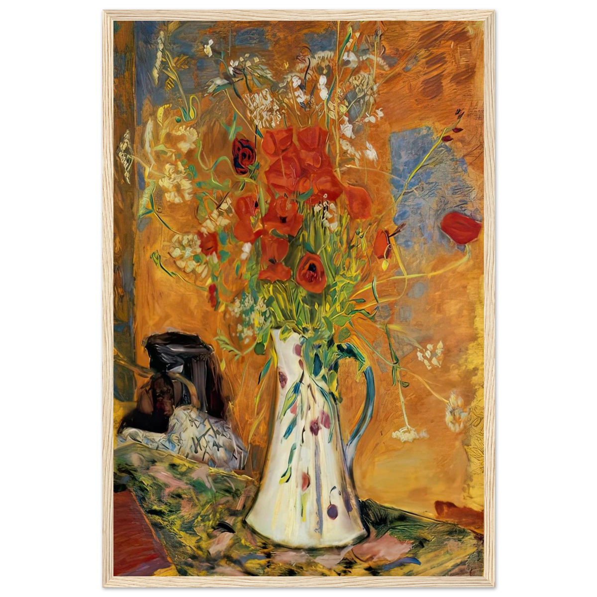 Poppies Framed Poster | Pierre Bonnard Framed Prints Wall Art | Pierre Bonnard Shop