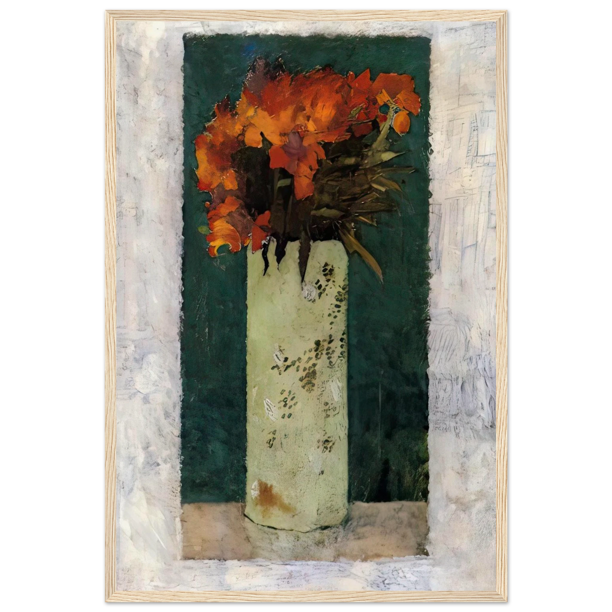 Pot of Flowers Framed Poster | Pierre Bonnard Framed Prints Wall Art | Pierre Bonnard Shop