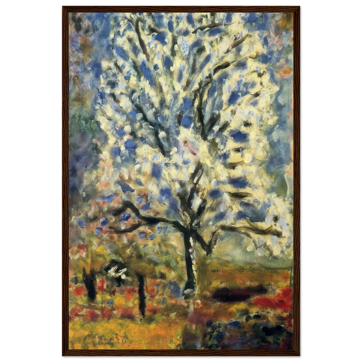The almond tree in blossom Framed Poster | Pierre Bonnard Framed Prints Wall Art | Pierre Bonnard Shop