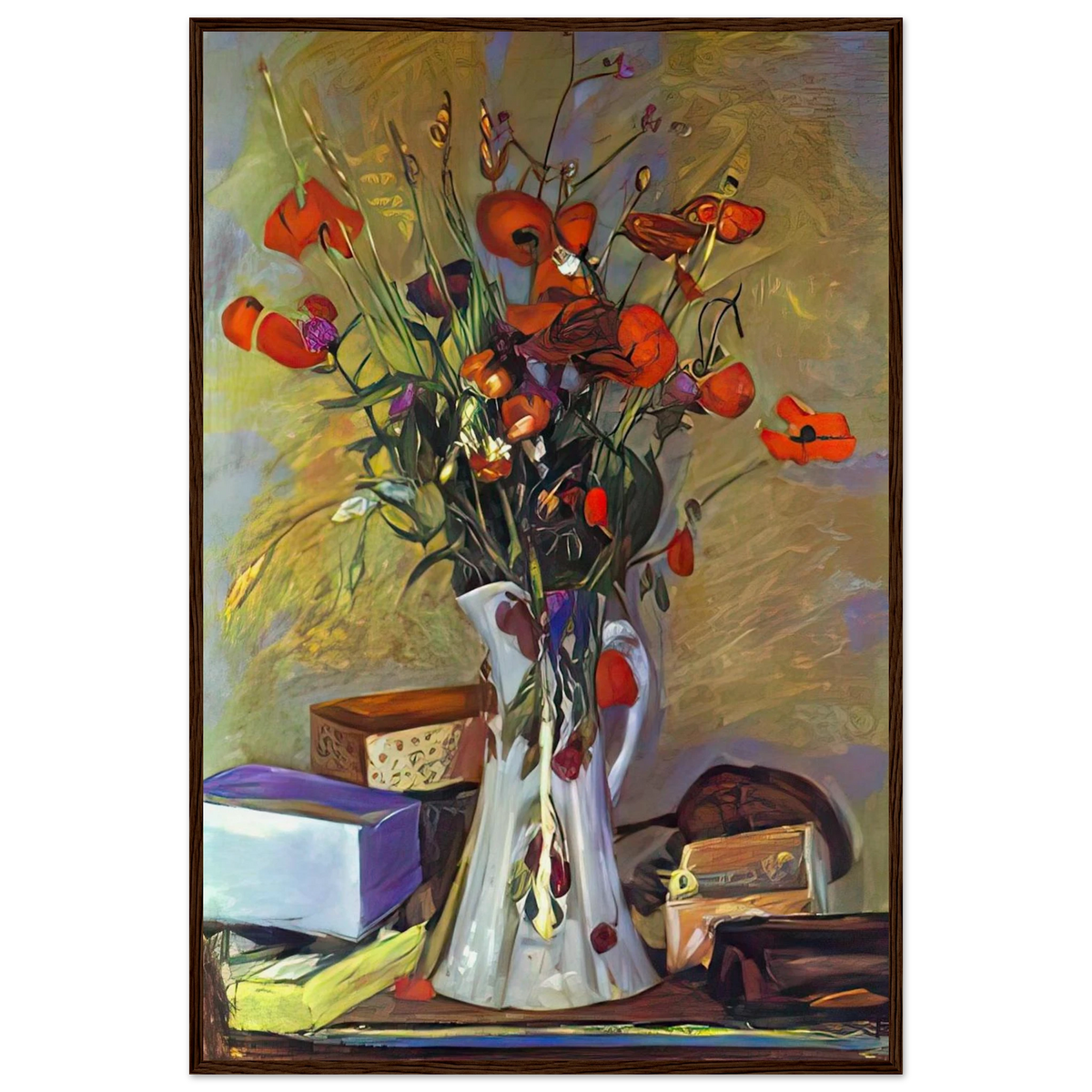 Poppies Framed Poster | Pierre Bonnard Framed Prints Wall Art | Pierre Bonnard Shop