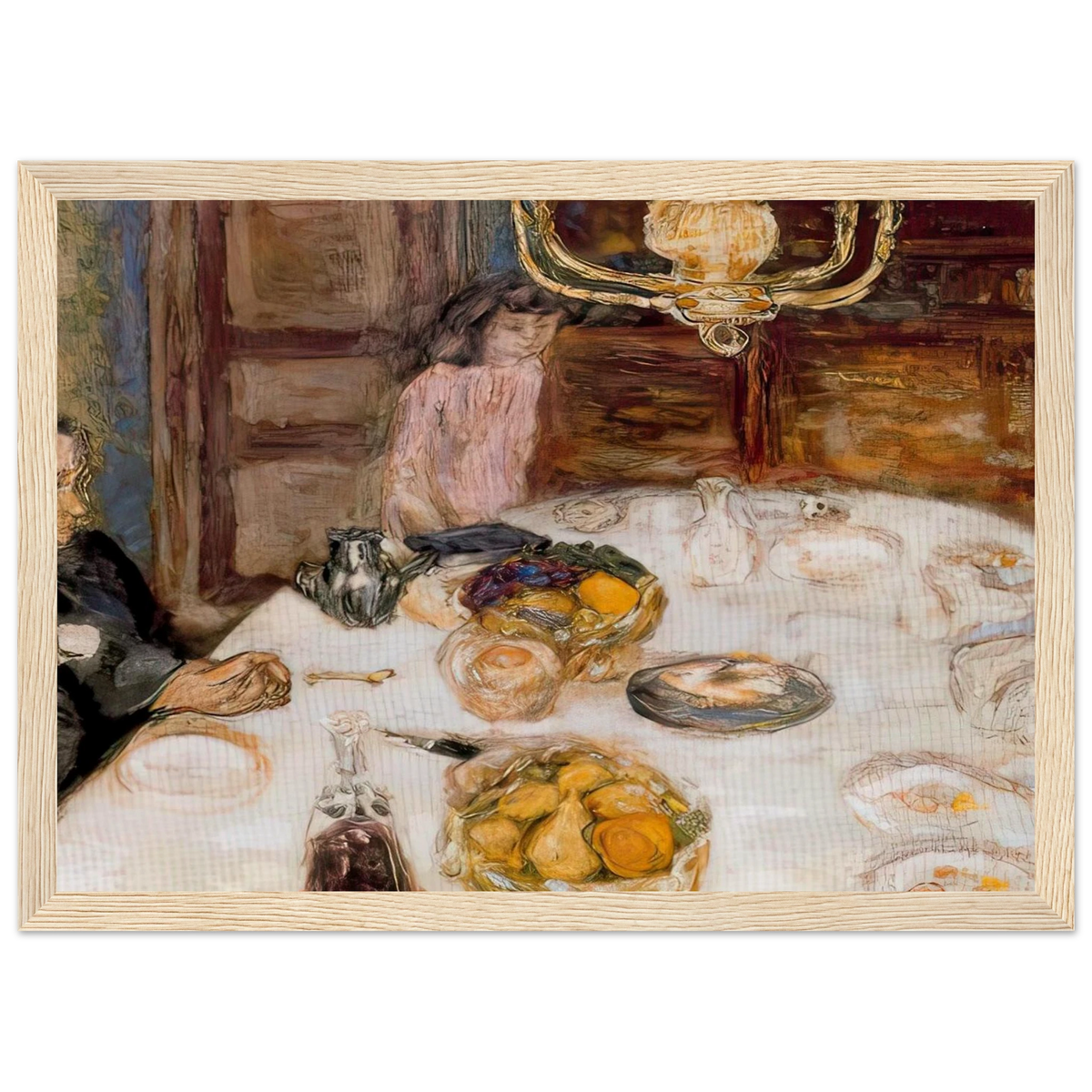 Lunch at Le Grand Lamps Framed Poster | Pierre Bonnard Framed Prints Wall Art | Pierre Bonnard Shop