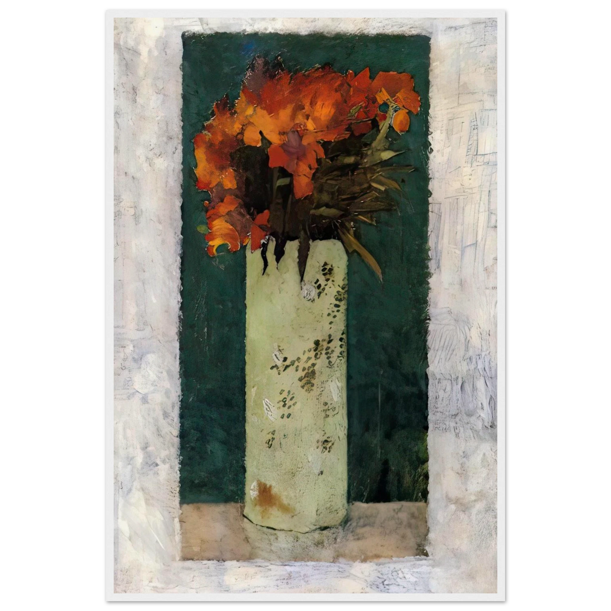 Pot of Flowers Framed Poster | Pierre Bonnard Framed Prints Wall Art | Pierre Bonnard Shop