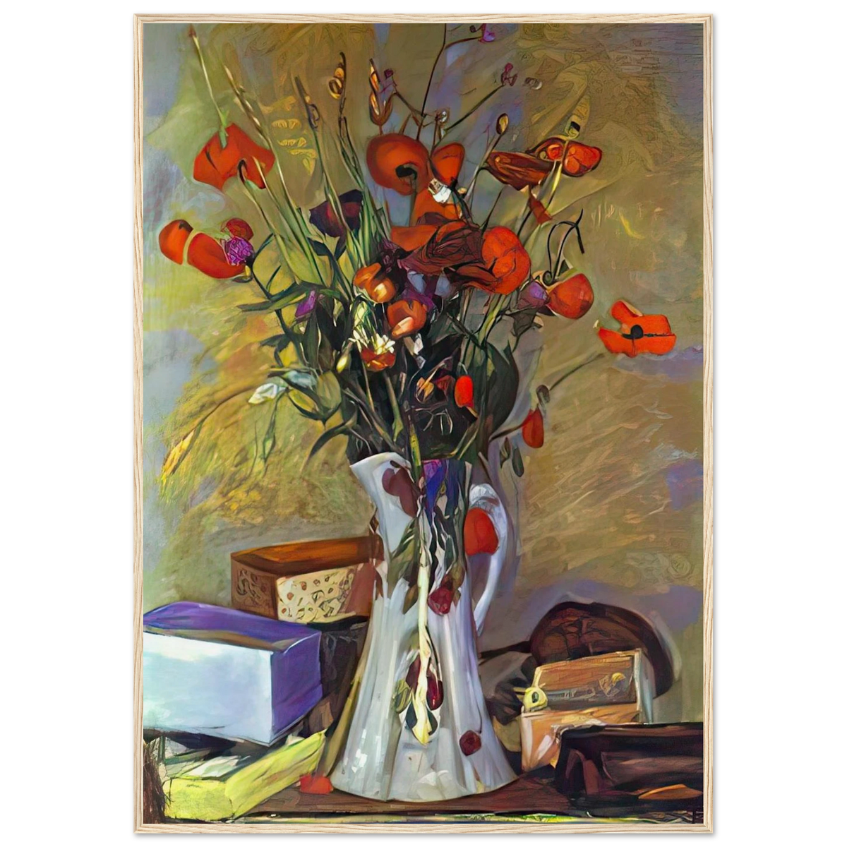 Poppies Framed Poster | Pierre Bonnard Framed Prints Wall Art | Pierre Bonnard Shop
