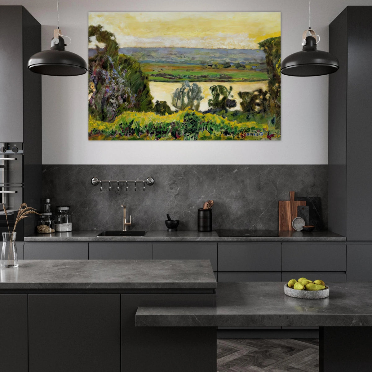 Landscape at Vernon Poster | Pierre Bonnard Poster | Pierre Bonnard Shop