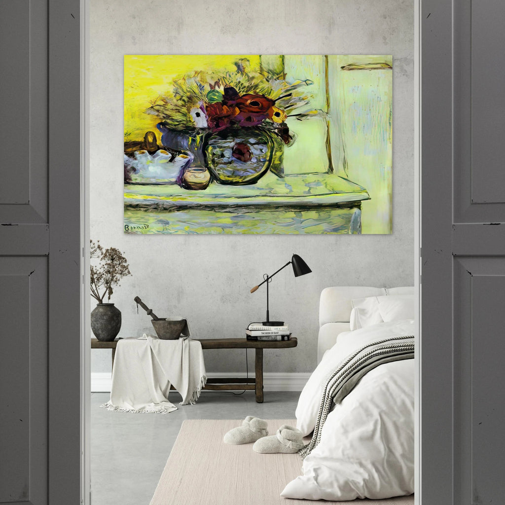 Vase with Anemonies and Empty Vase Poster | Pierre Bonnard Poster | Pierre Bonnard Shop