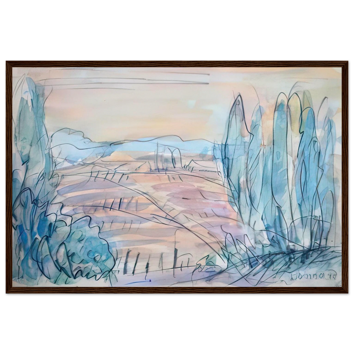 Côte d'Azur Framed Poster | Pierre Bonnard Framed Prints Wall Art | Pierre Bonnard Shop