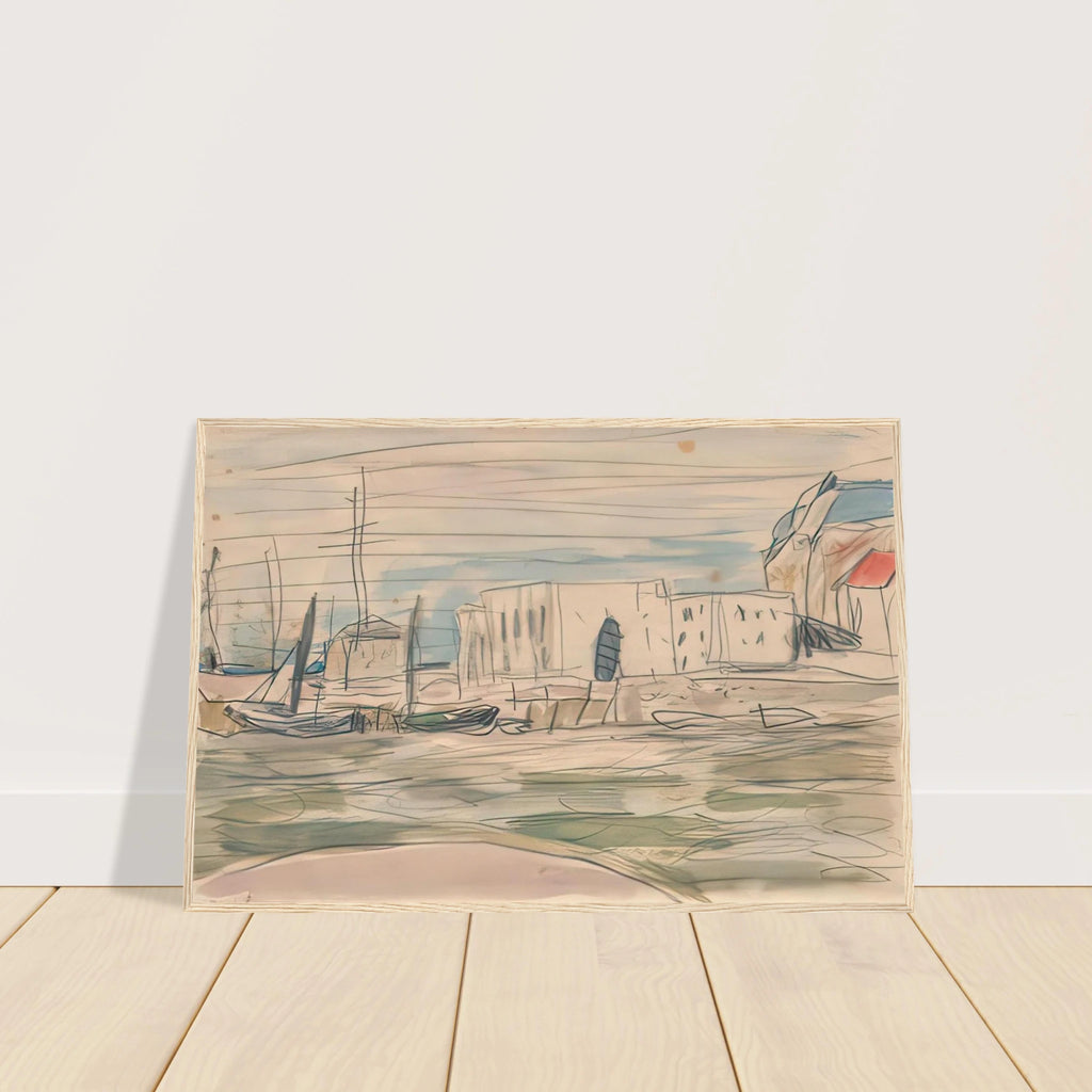 The Docks at Deauville Framed Poster | Pierre Bonnard Framed Prints Wall Art | Pierre Bonnard Shop