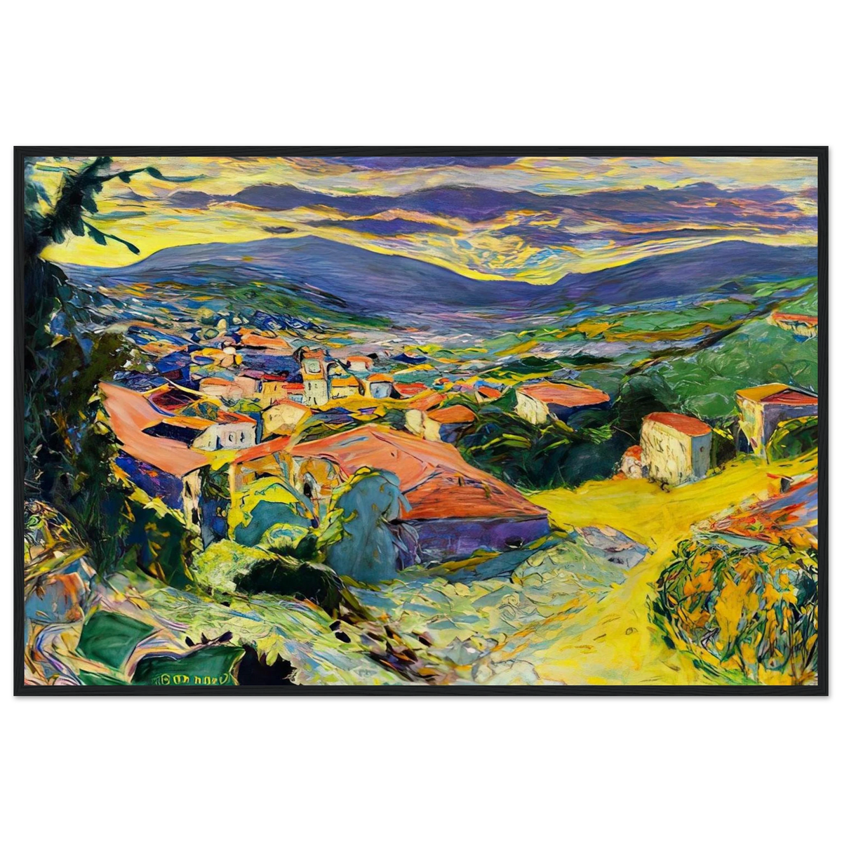 Landscape at Le Cannet Framed Poster | Pierre Bonnard Framed Prints Wall Art | Pierre Bonnard Shop