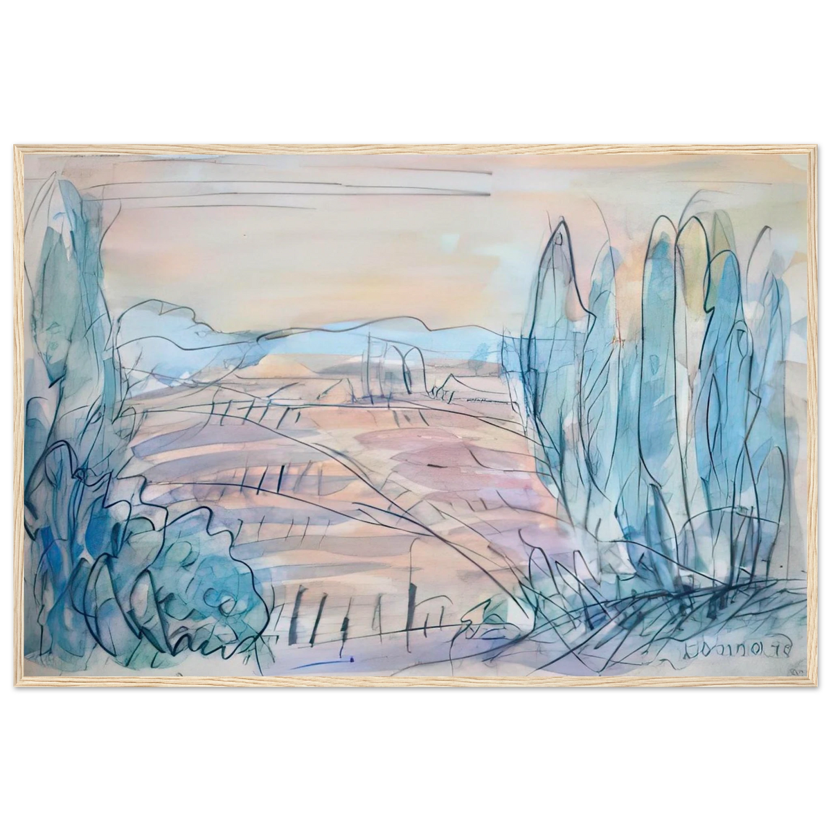 Côte d'Azur Framed Poster | Pierre Bonnard Framed Prints Wall Art | Pierre Bonnard Shop