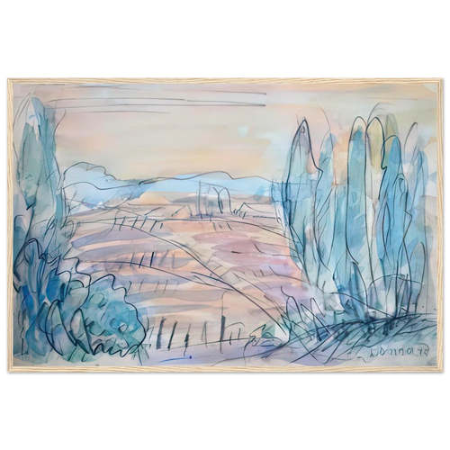Côte d'Azur Framed Poster | Pierre Bonnard Framed Prints Wall Art | Pierre Bonnard Shop