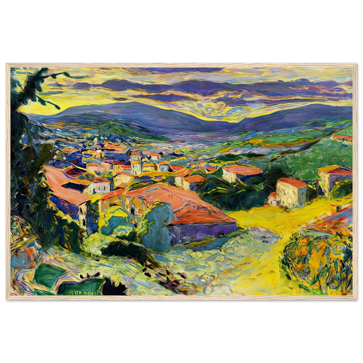 Landscape at Le Cannet Framed Poster | Pierre Bonnard Framed Prints Wall Art | Pierre Bonnard Shop