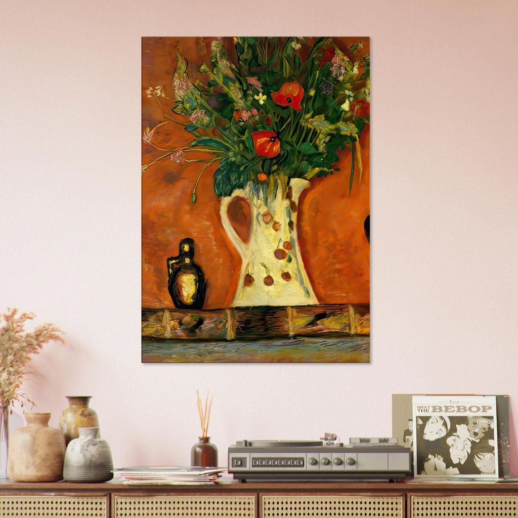 Flowers on a Mantlepiece Canvas | Pierre Bonnard Canvas | Pierre Bonnard Shop