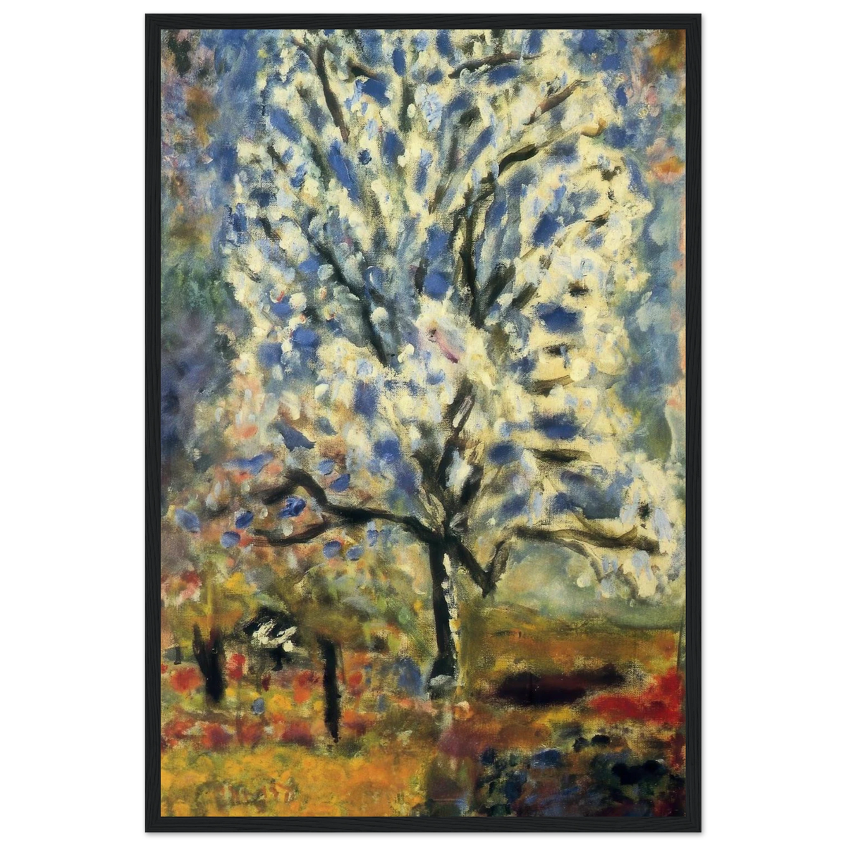 The almond tree in blossom Framed Poster | Pierre Bonnard Framed Prints Wall Art | Pierre Bonnard Shop