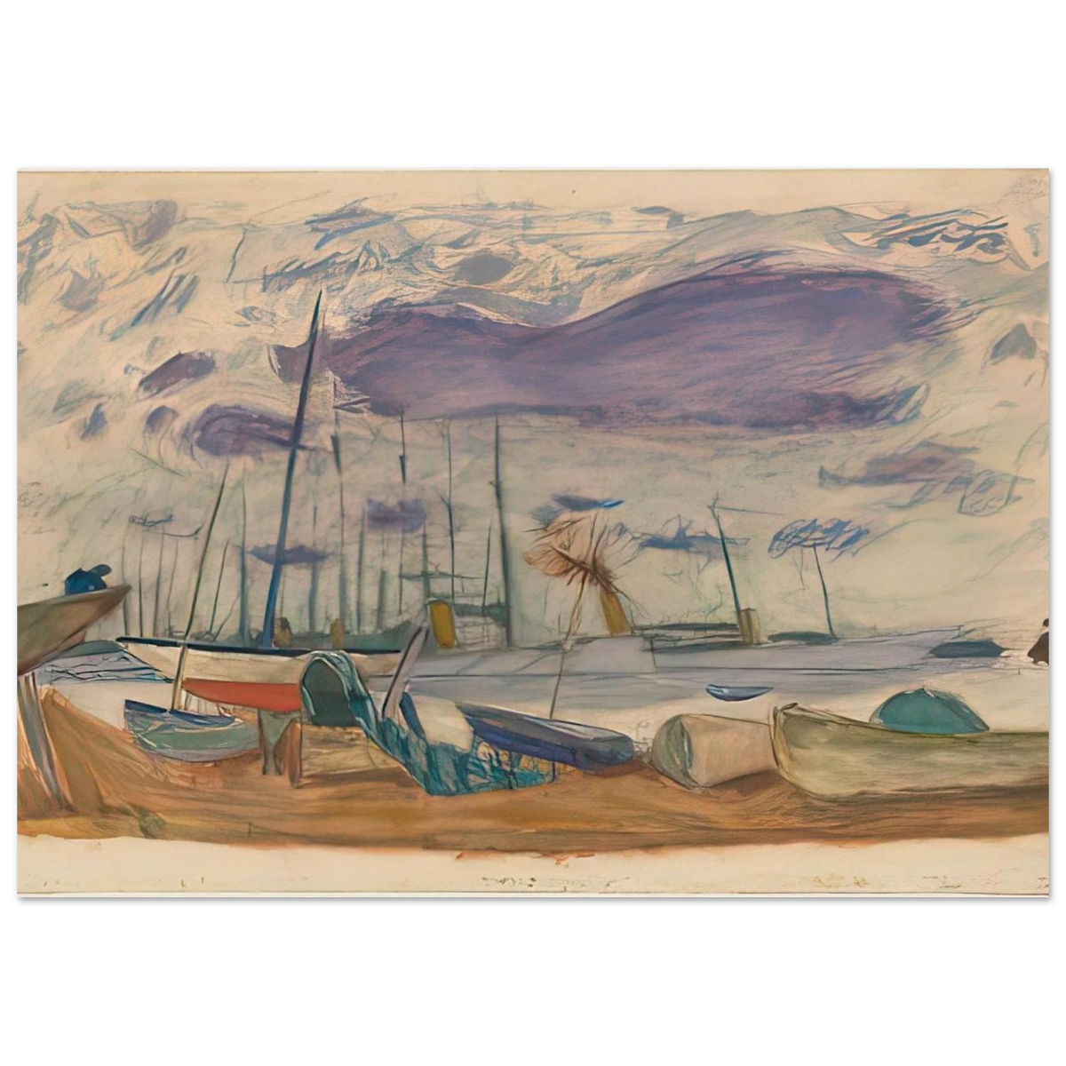 Le Port de Cannes Poster | Pierre Bonnard Poster | Pierre Bonnard Shop