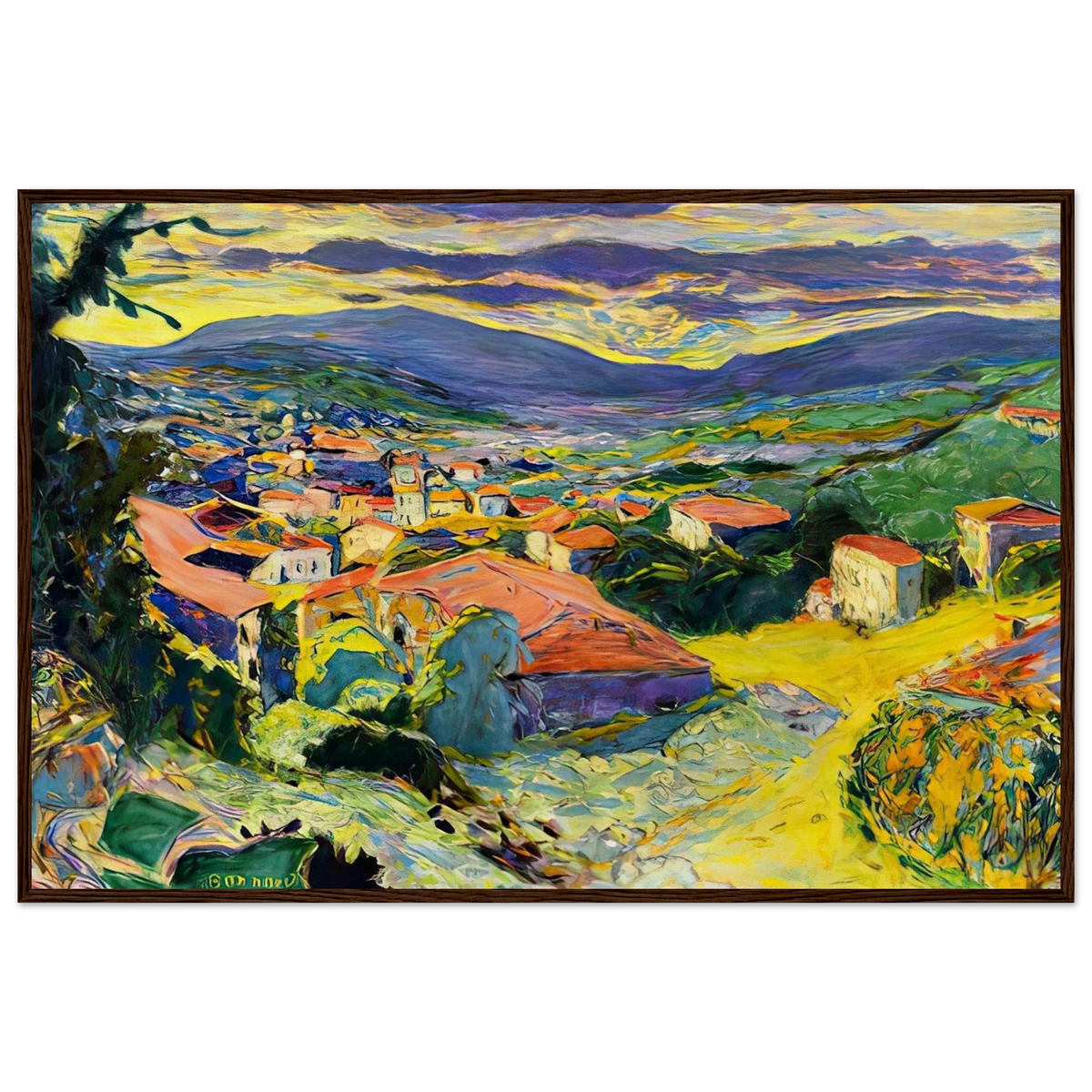 Landscape at Le Cannet Framed Poster | Pierre Bonnard Framed Prints Wall Art | Pierre Bonnard Shop