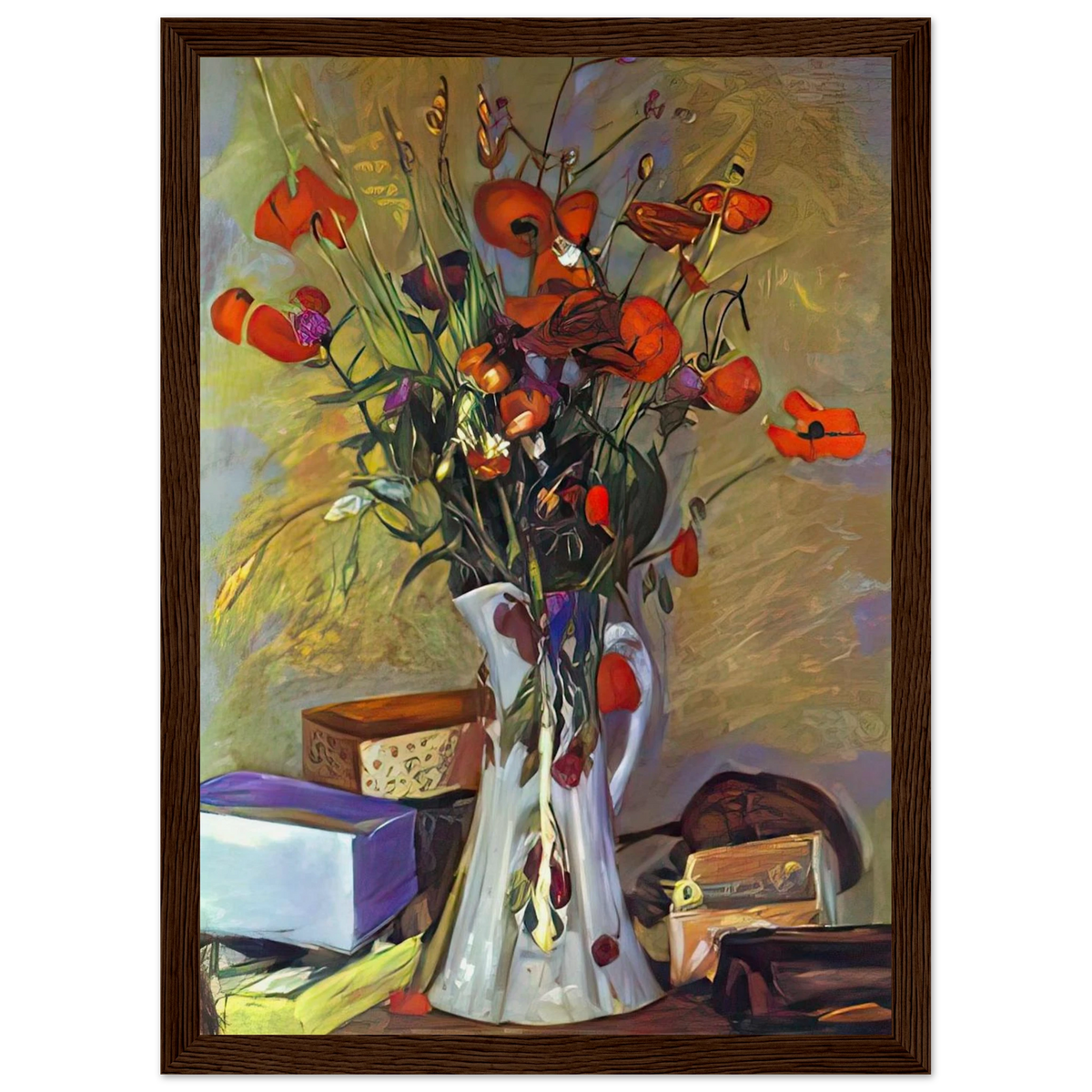 Poppies Framed Poster | Pierre Bonnard Framed Prints Wall Art | Pierre Bonnard Shop