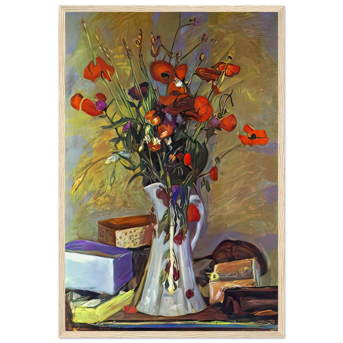 Poppies Framed Poster | Pierre Bonnard Framed Prints Wall Art | Pierre Bonnard Shop