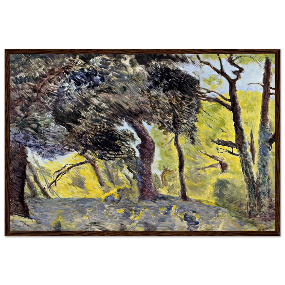 In the Woods (study) Framed Poster | Pierre Bonnard Framed Prints Wall Art | Pierre Bonnard Shop
