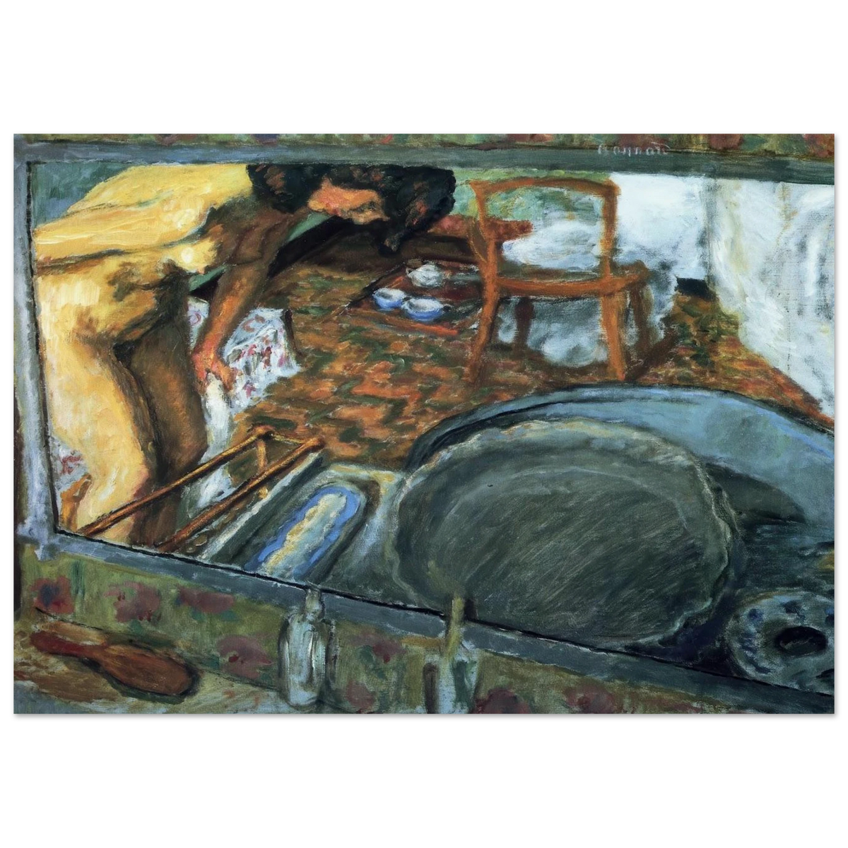 Tub in a Mirror Poster | Pierre Bonnard Poster | Pierre Bonnard Shop