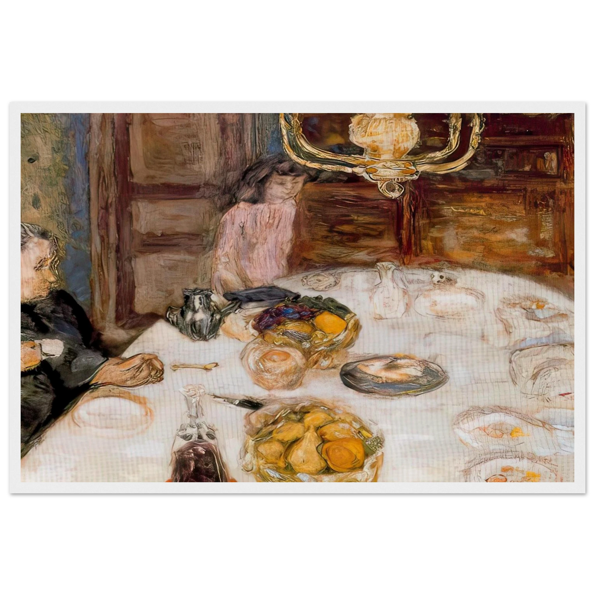 Lunch at Le Grand Lamps Framed Poster | Pierre Bonnard Framed Prints Wall Art | Pierre Bonnard Shop