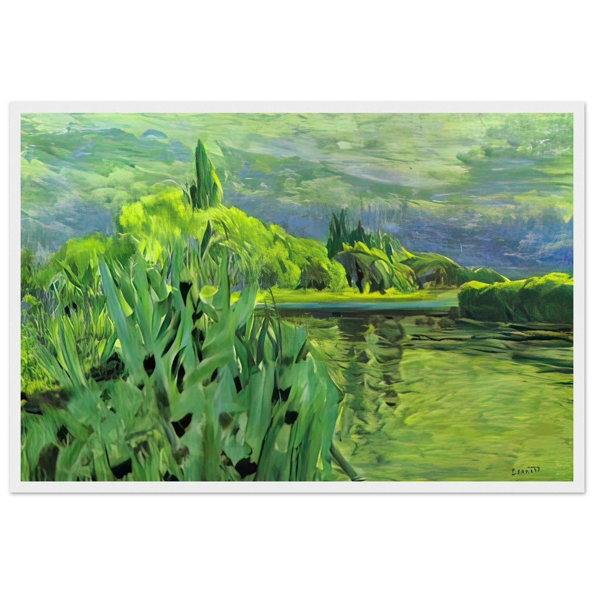 The Seine Framed Poster | Pierre Bonnard Framed Prints Wall Art | Pierre Bonnard Shop