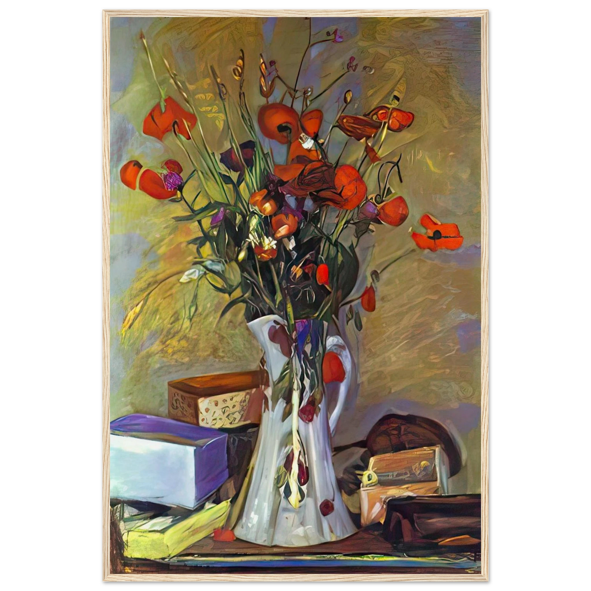 Poppies Framed Poster | Pierre Bonnard Framed Prints Wall Art | Pierre Bonnard Shop