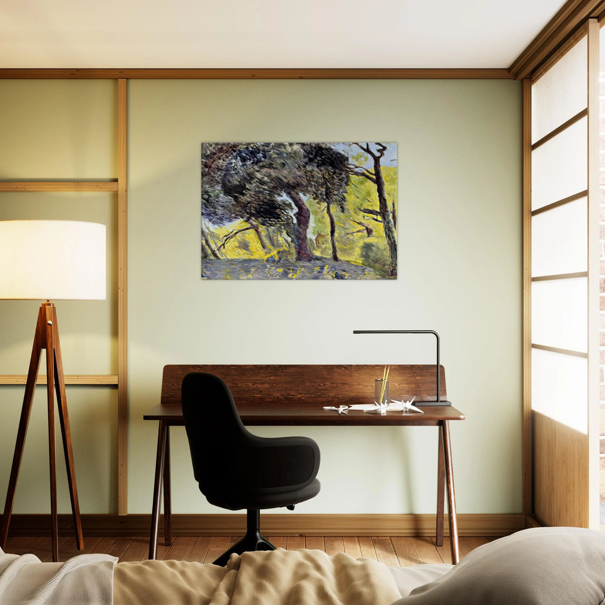 In the Woods (study) Canvas | Pierre Bonnard Canvas | Pierre Bonnard Shop