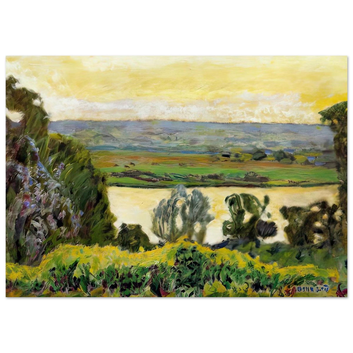 Landscape at Vernon Poster | Pierre Bonnard Poster | Pierre Bonnard Shop