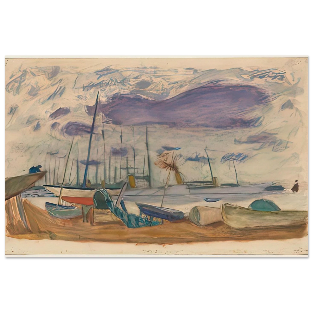 Le Port de Cannes Poster | Pierre Bonnard Poster | Pierre Bonnard Shop