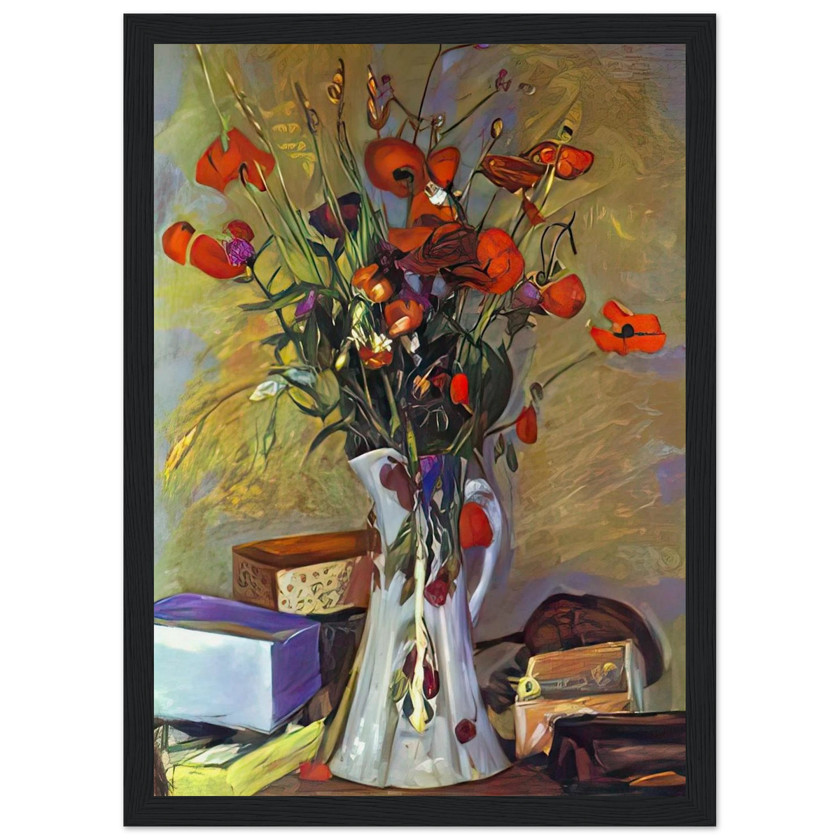 Poppies Framed Poster | Pierre Bonnard Framed Prints Wall Art | Pierre Bonnard Shop
