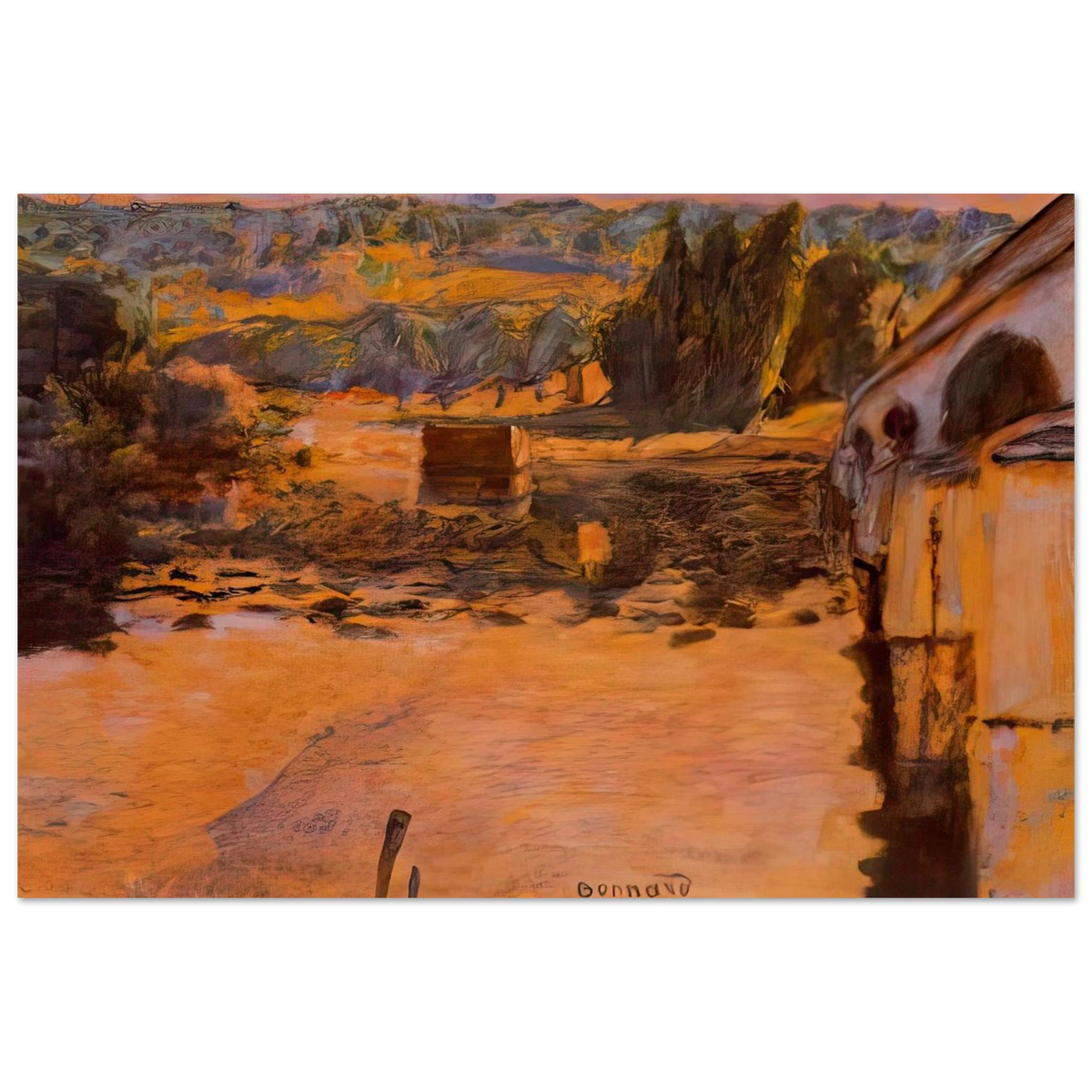 The Pont de Vernon Poster | Pierre Bonnard Poster | Pierre Bonnard Shop