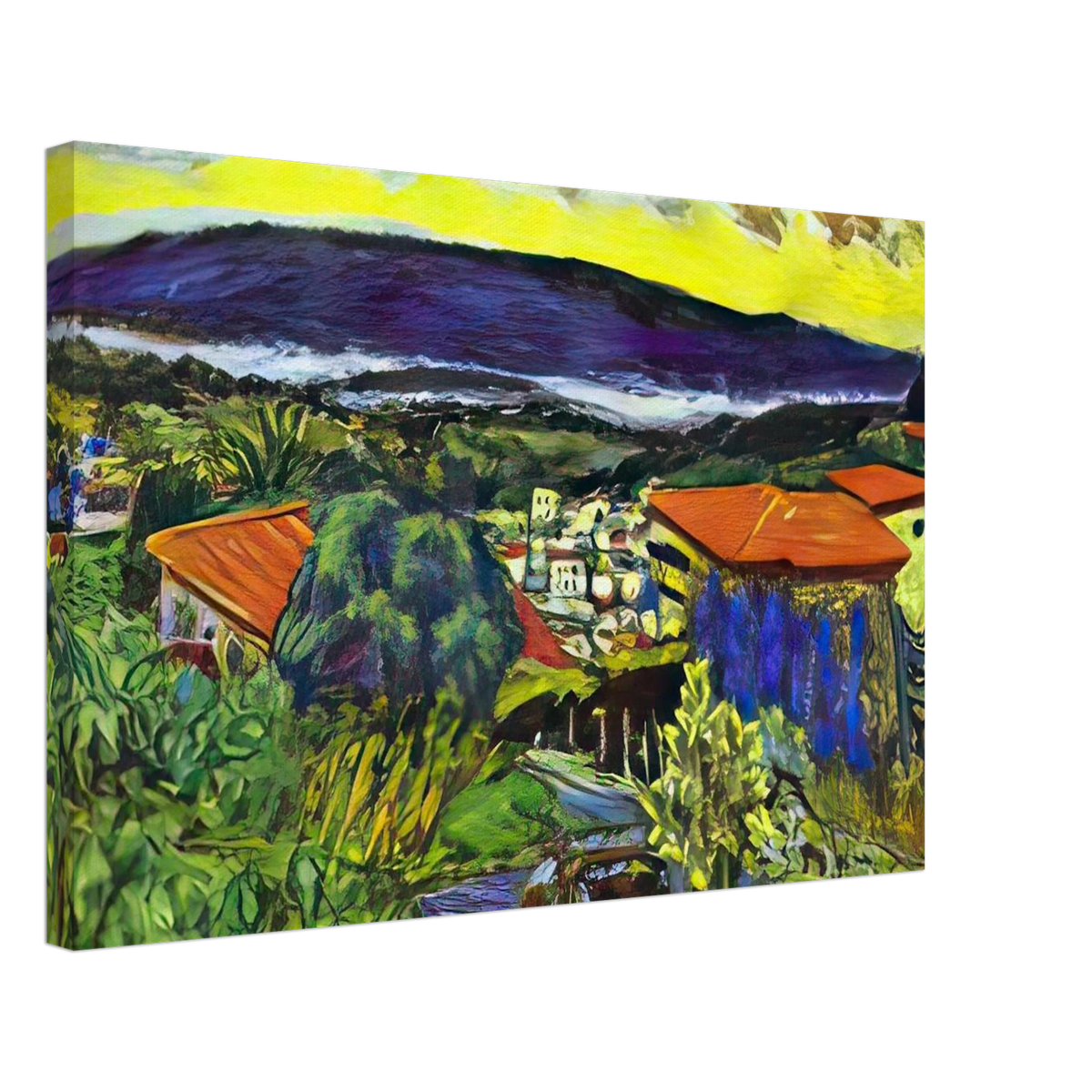 Red Roofs in Cannet Canvas | Pierre Bonnard Canvas | Pierre Bonnard Shop