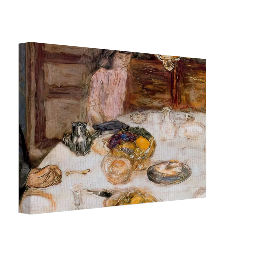 Lunch at Le Grand Lamps Canvas | Pierre Bonnard Canvas | Pierre Bonnard Shop