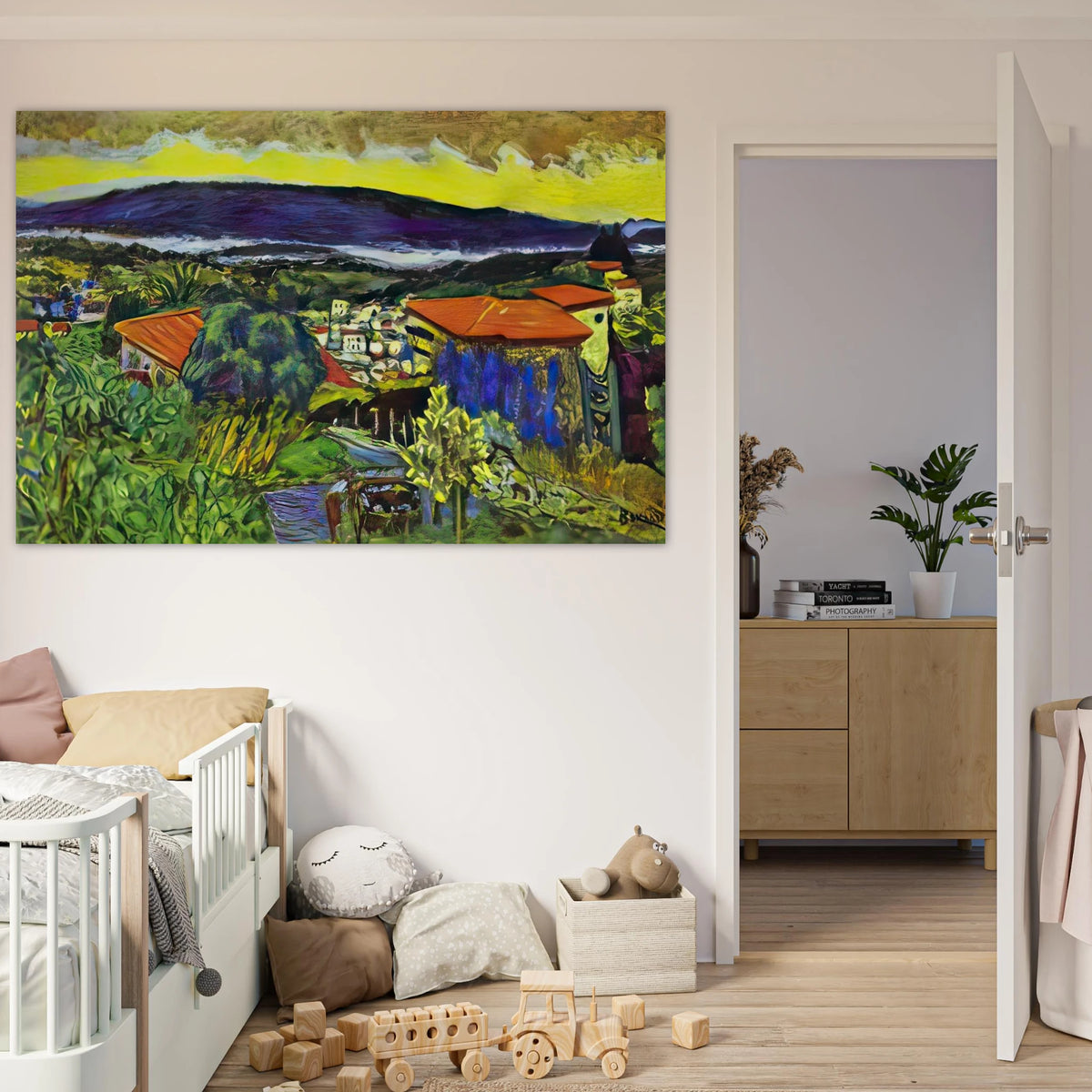 Red Roofs in Cannet Poster | Pierre Bonnard Poster | Pierre Bonnard Shop