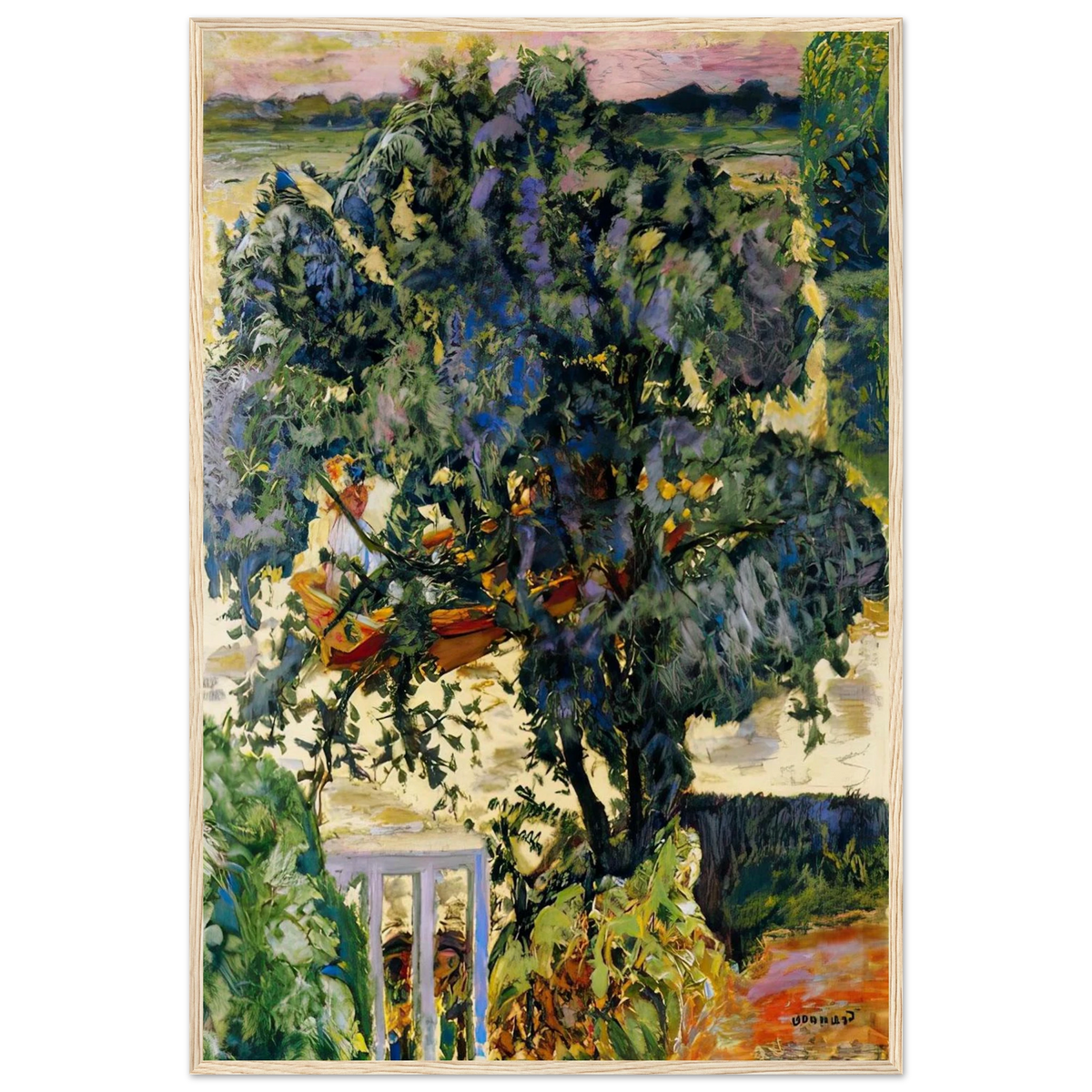 Tree by the River Framed Poster | Pierre Bonnard Framed Prints Wall Art | Pierre Bonnard Shop