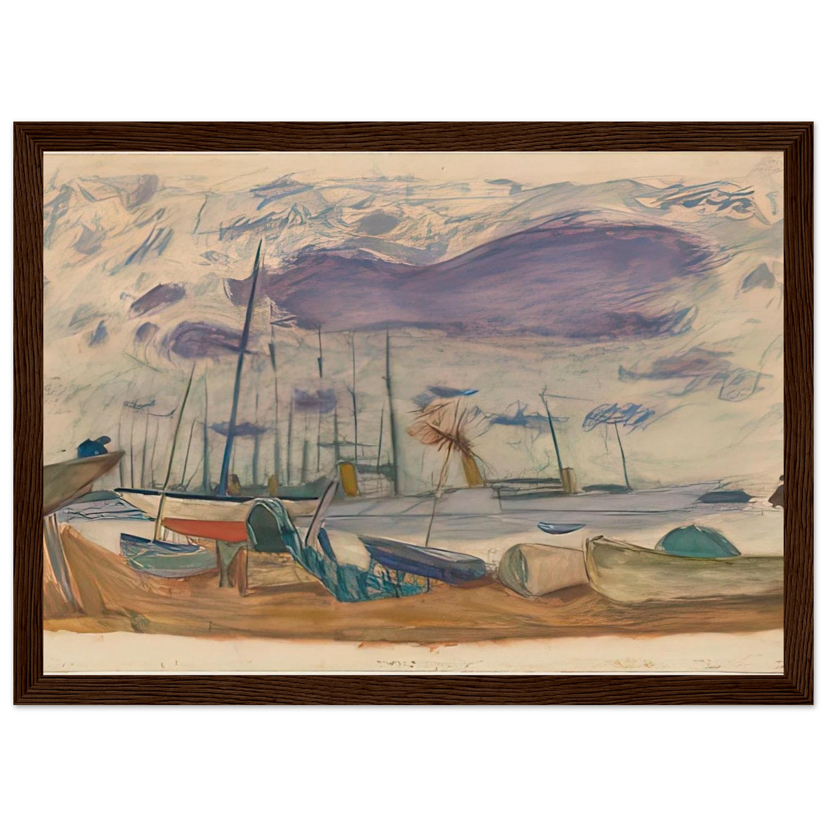 Le Port de Cannes Framed Poster | Pierre Bonnard Framed Prints Wall Art | Pierre Bonnard Shop