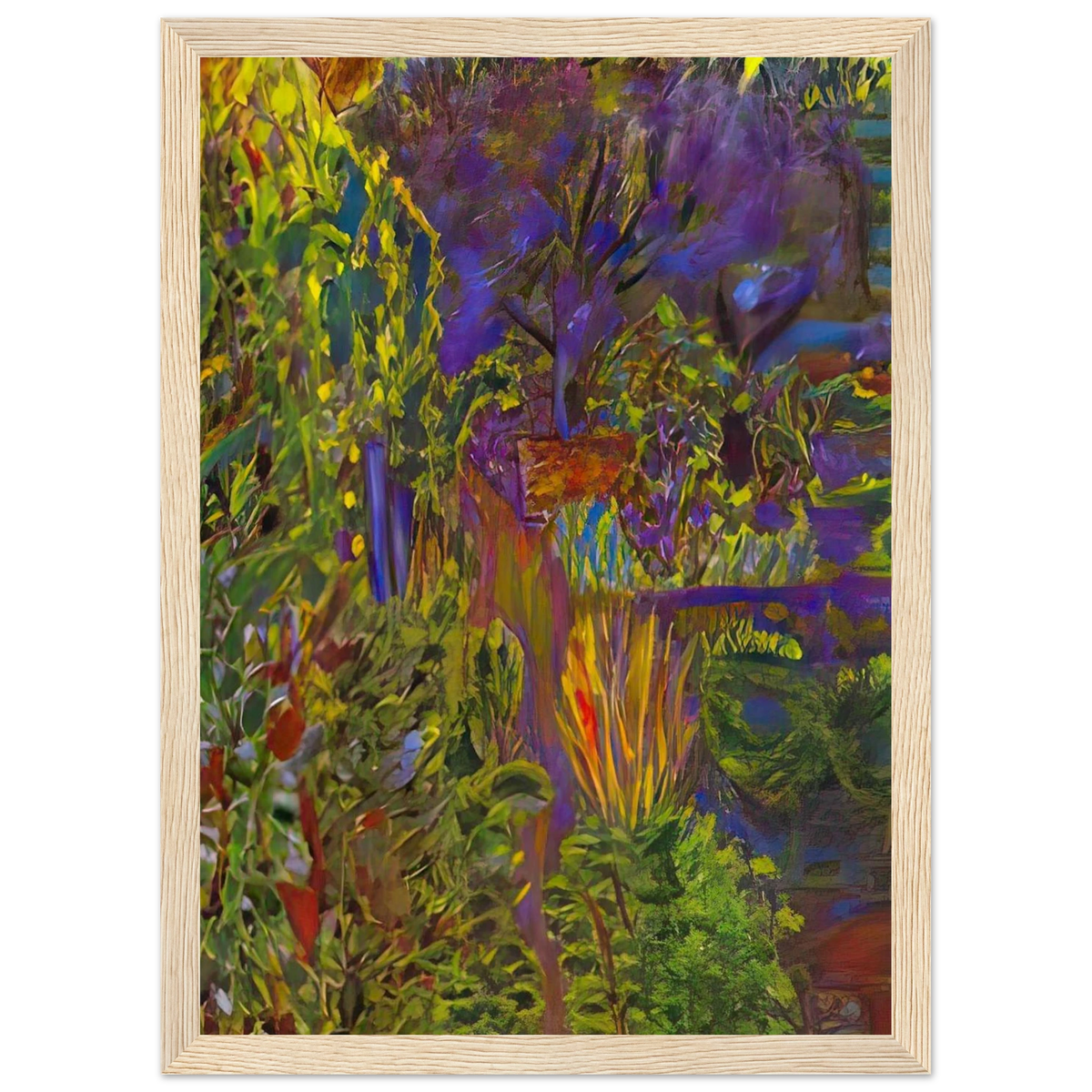 Garden at Midday Framed Poster | Pierre Bonnard Framed Prints Wall Art | Pierre Bonnard Shop