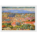 View of Le Cannet, Roofs Framed Poster | Pierre Bonnard Framed Prints Wall Art | Pierre Bonnard Shop