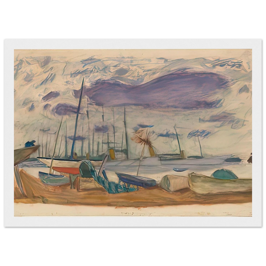Le Port de Cannes Framed Poster | Pierre Bonnard Framed Prints Wall Art | Pierre Bonnard Shop