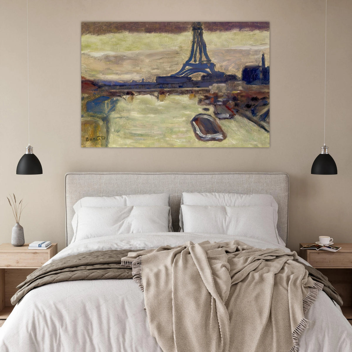 Eiffel Tower and The Seine Poster | Pierre Bonnard Poster | Pierre Bonnard Shop