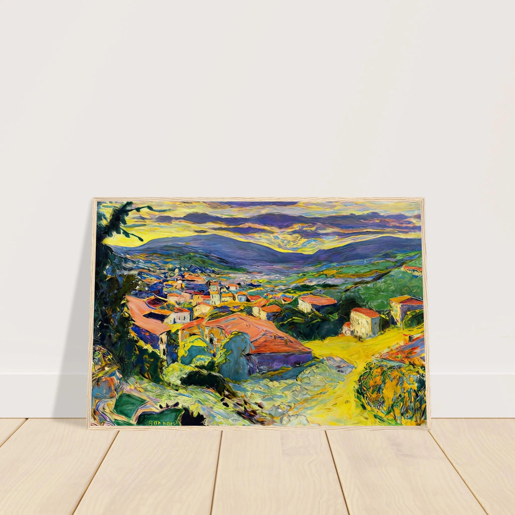 Landscape at Le Cannet Framed Poster | Pierre Bonnard Framed Prints Wall Art | Pierre Bonnard Shop
