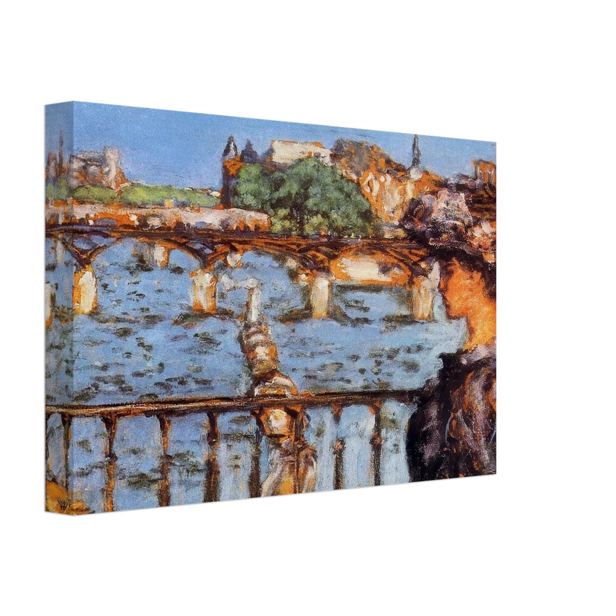The Pont des Arts Canvas | Pierre Bonnard Canvas | Pierre Bonnard Shop