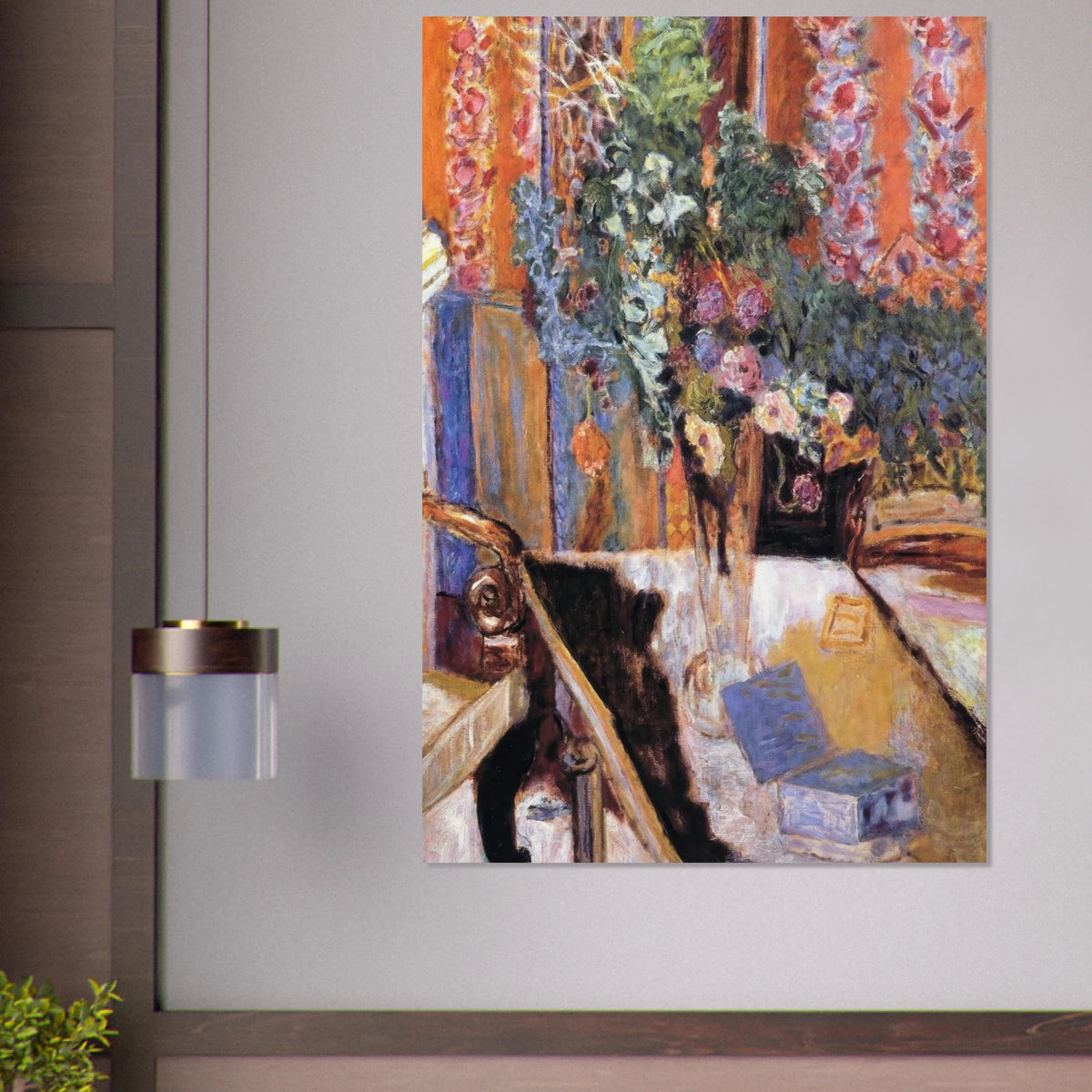 Interior with Flowers Poster | Pierre Bonnard Poster | Pierre Bonnard Shop